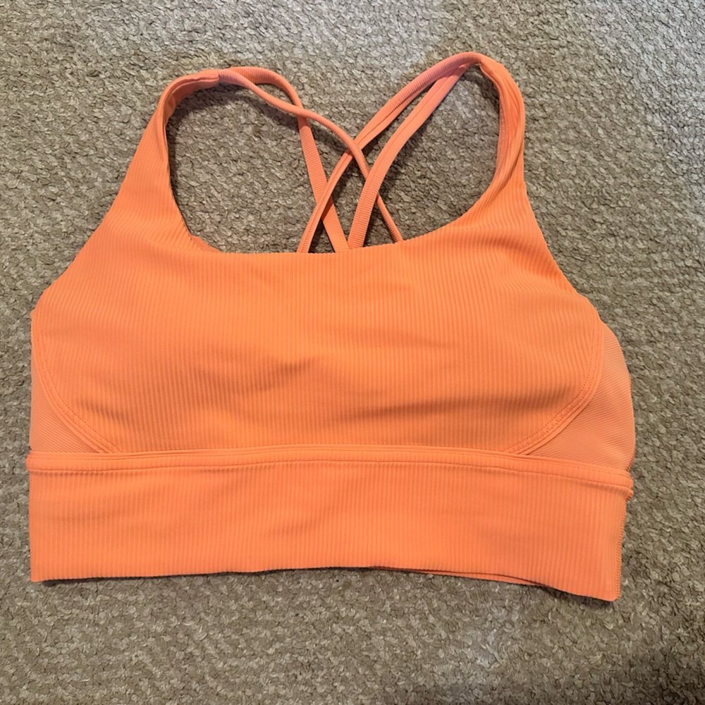 EUC LULULEMON Energy Longline sports Bra size 10